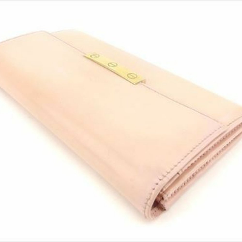 Cartier Wallet Purse Long Wallet leather Pink Woman Authentic Used T8140 - Picture 3 of 8